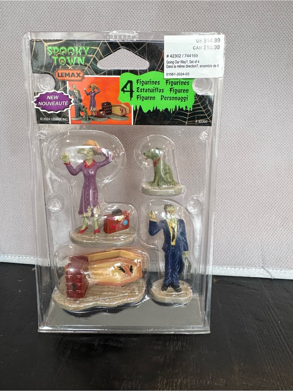 Lemax Spooky Town Halloween Figurine Set - “Going our way” set of 4 NWT